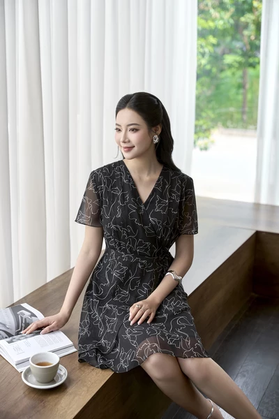 Đầm xòe Soft Vibes