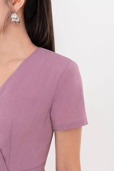 Đầm lụa Lavender Flow