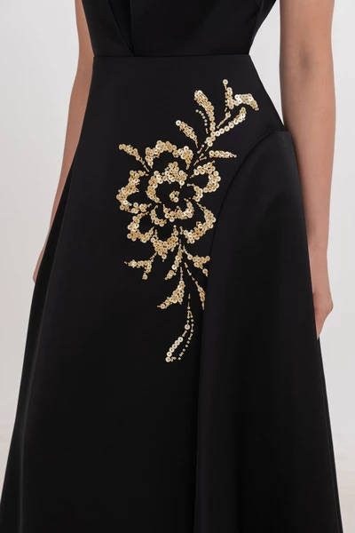 Đầm dạ hội xòe Organza