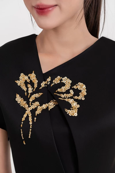 Đầm dạ hội xòe Organza