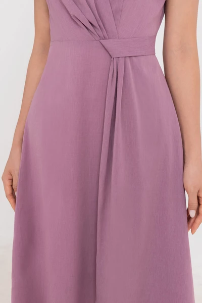 Đầm lụa Lavender Flow