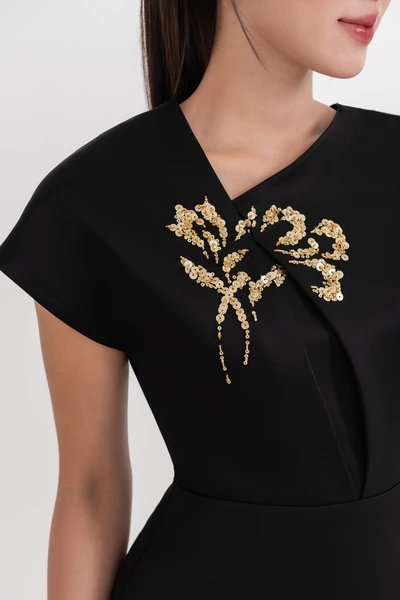 Đầm dạ hội xòe Organza