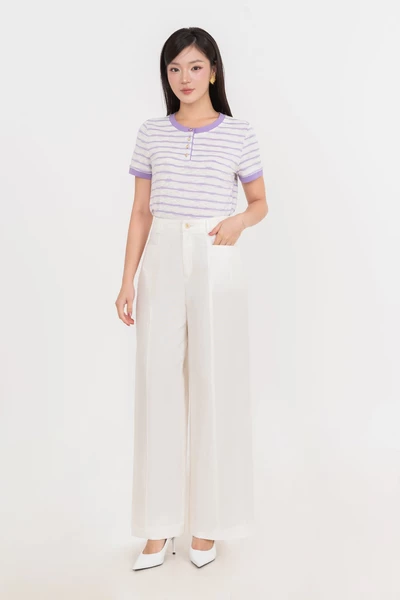 Áo thun kẻ Cotton
