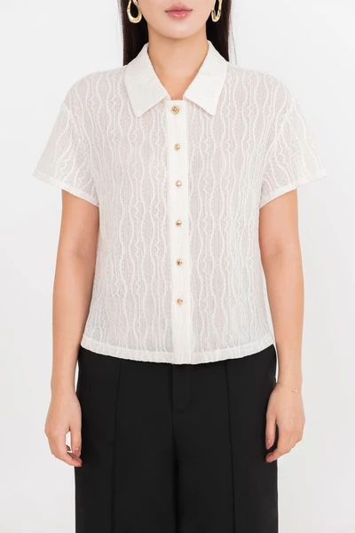 Áo sơ mi White Muse