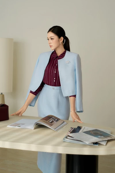 Áo Blazer Soft Tweed