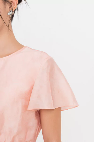Áo sơ mi lụa ôm Rosé