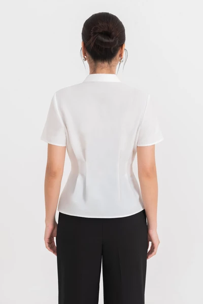 Áo sơ mi ôm Peplum