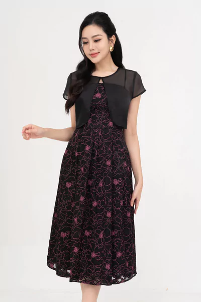 Đầm họa tiết Viscose