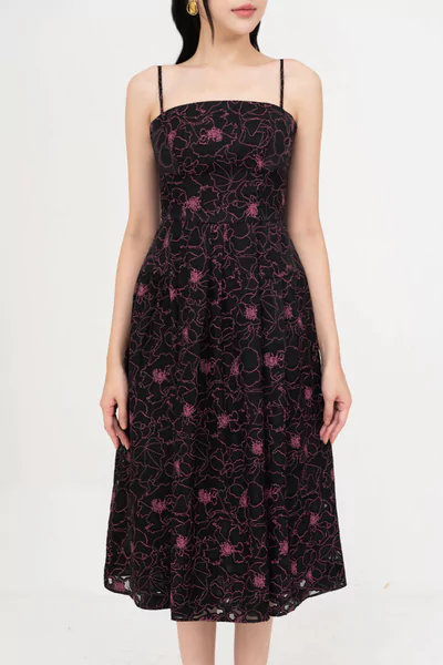Đầm họa tiết Viscose