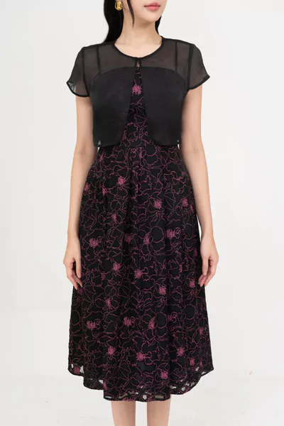 Đầm họa tiết Viscose