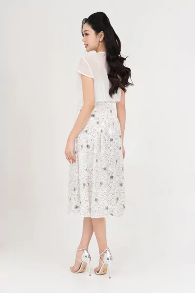 Đầm họa tiết Viscose