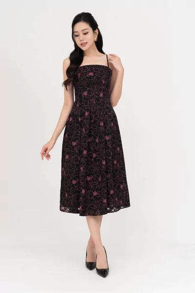 Đầm họa tiết Viscose