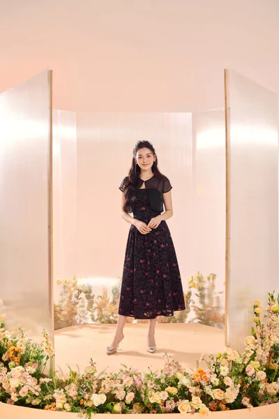 Đầm họa tiết Viscose