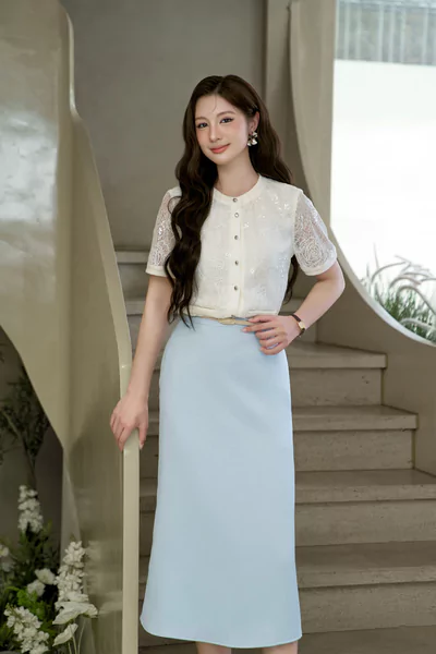 Chân váy Tweed Pastel
