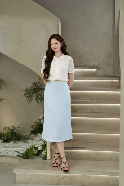 Chân váy Tweed Pastel
