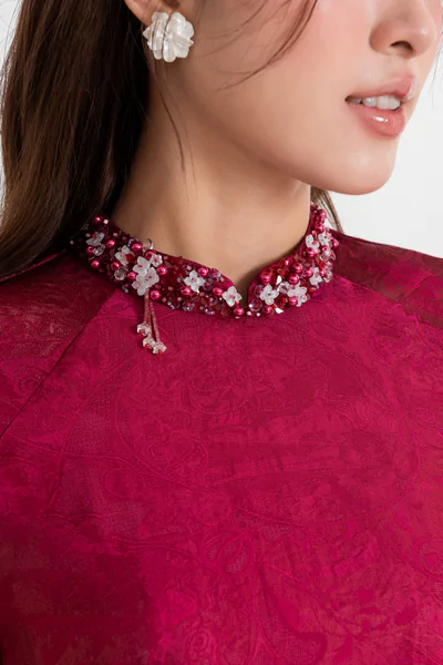 Áo dài Hồng Tường