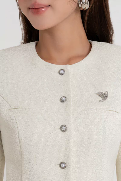 Áo vest Golden Tweed