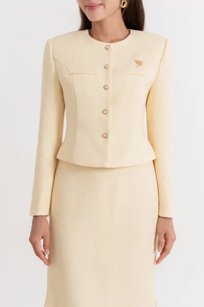 Áo vest Golden Tweed
