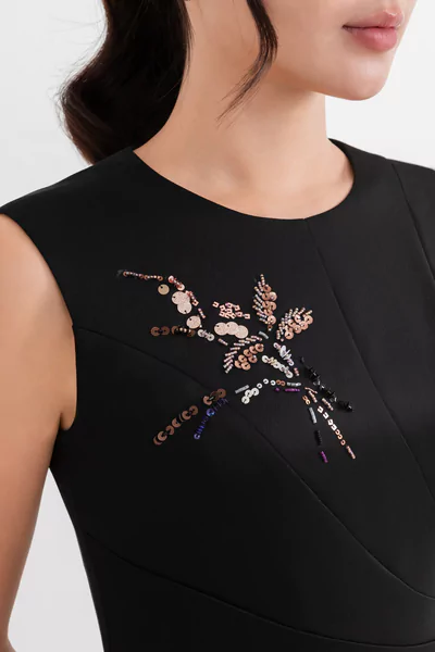 Đầm dạ hội Organza Sequin