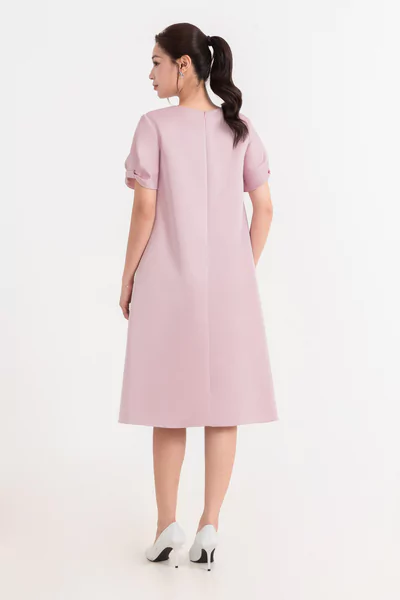 Đầm dạ hội hồng đỗ Sequin