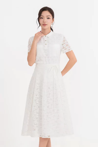Áo ren kiểu cổ Polo