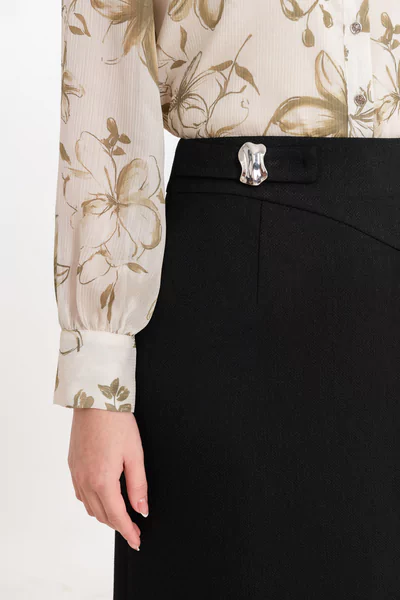 Chân váy A Tweed cách điệu